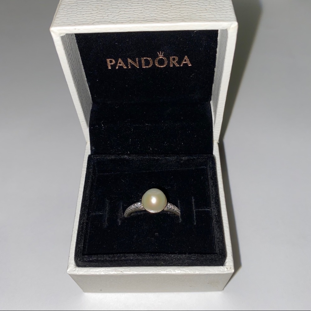 Pandora Pearl Ring - Ring Size 5